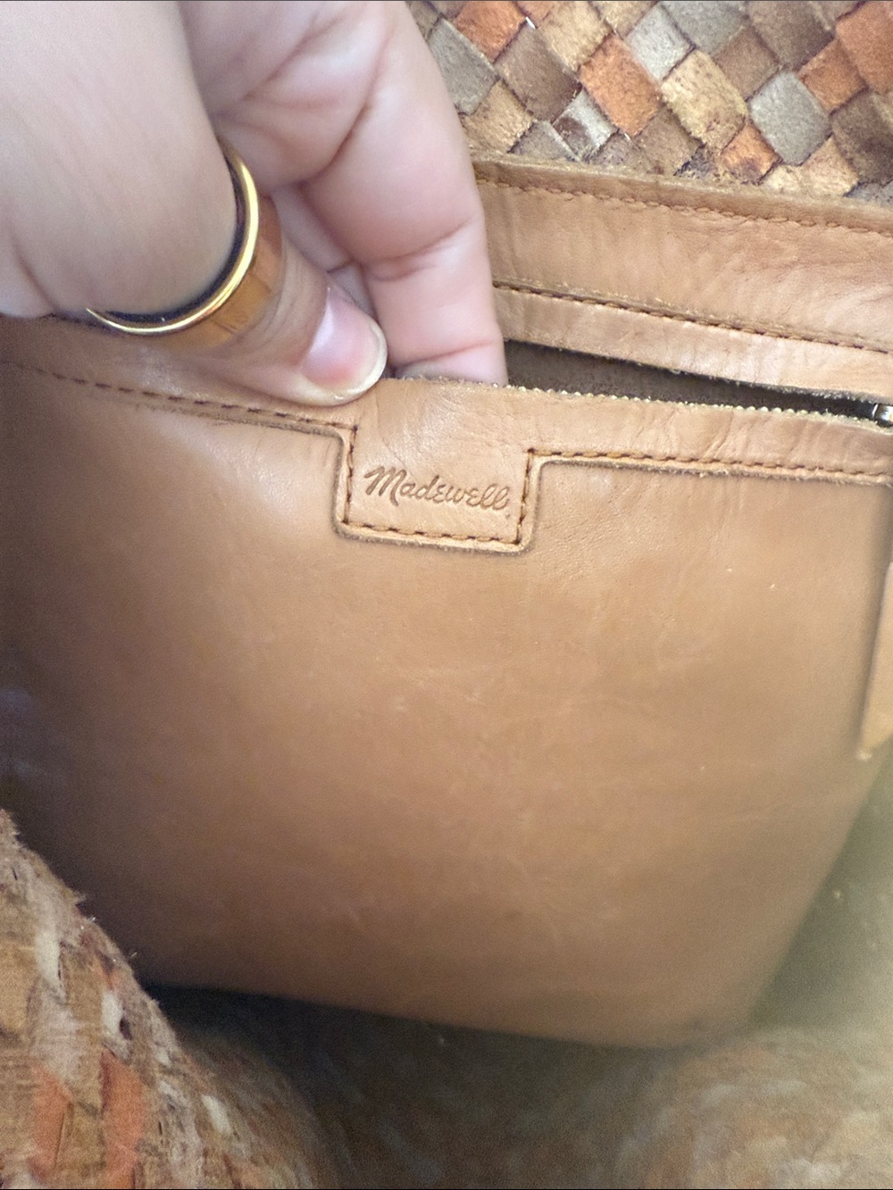 Madewell real leather tote - Picture 3 of 6